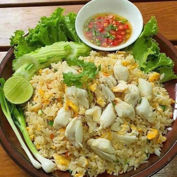 Crab Fried Rice - Fried rice thai style Asia Thailand